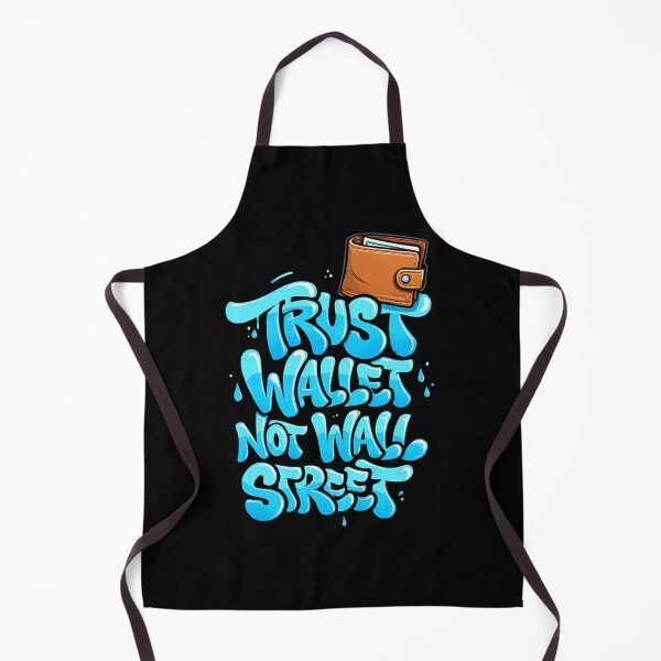 Item preview, Bitcoin Trust Wallet Not Wall Street Graffiti Design designed and sold by RadDeck.