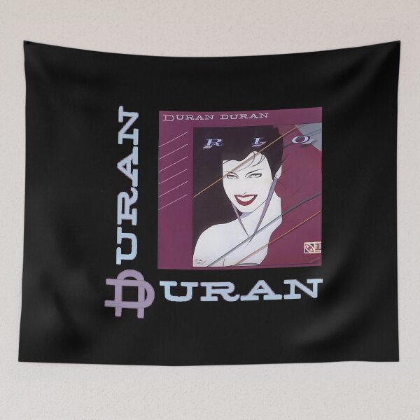 Item preview, Retro 80s New Wave Inspired Du.ra.n D.u.ran Artwork With Neon Vibes designed and sold by MaverickFerry.