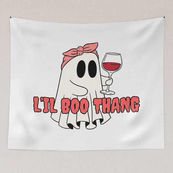 Item preview, L'IL BOO THANG!    Scream Horror Halloween Wine designed and sold by TheLastGarden.