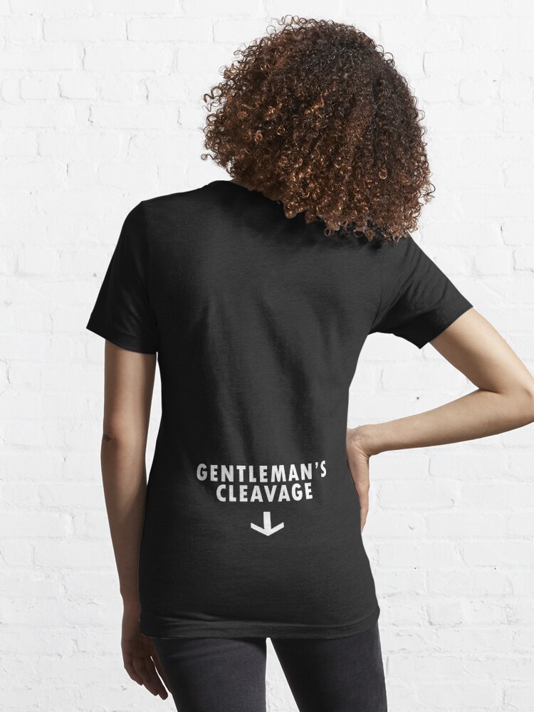 Gentleman's Cleavage - Butt Crack tee Essential T-Shirt for Sale
