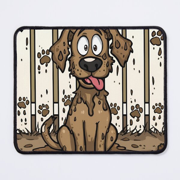 Item preview, Big Hearts Come With Muddy Paws – Funny Dog Cartoon Pet Lover Design designed and sold by george335555.
