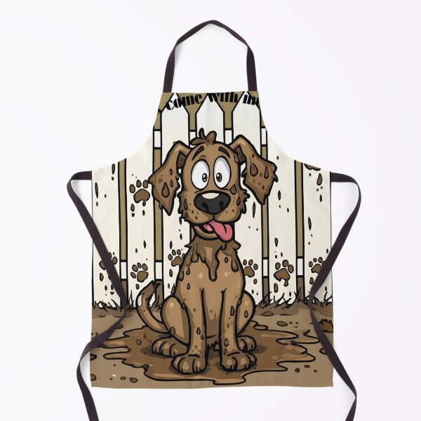 Item preview, Big Hearts Come With Muddy Paws – Funny Dog Cartoon Pet Lover Design designed and sold by george335555.