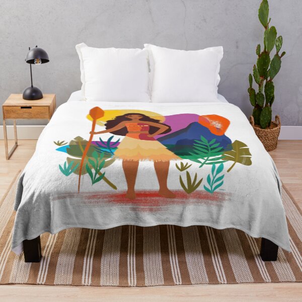 Item preview, with Ocean Tropical Vintage Cartoon Waves Girl Island designed and sold by Rodolfo-Garment.