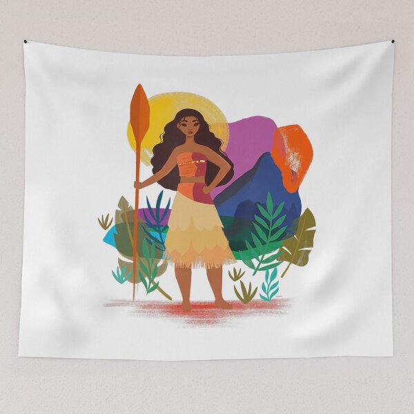 Item preview, with Ocean Tropical Vintage Cartoon Waves Girl Island designed and sold by Rodolfo-Garment.