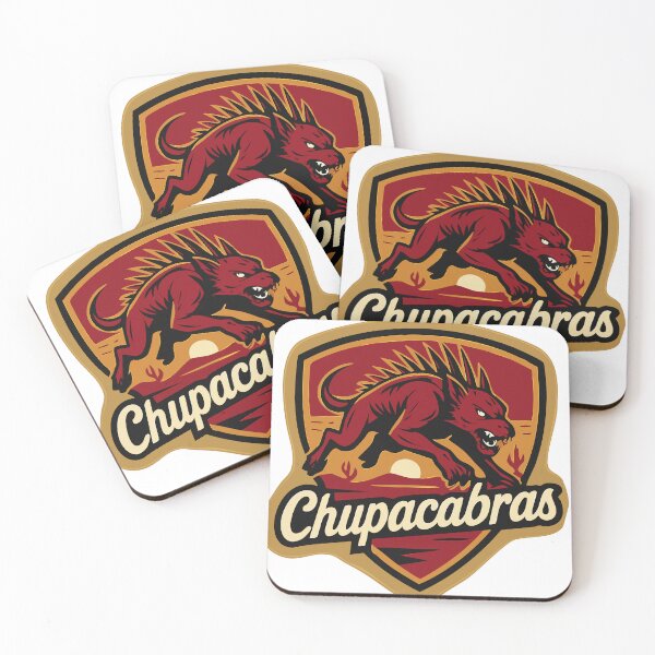 Item preview, Chupacabra Sports Logo – Retro Team Mascot designed and sold by Folk Bestiary.