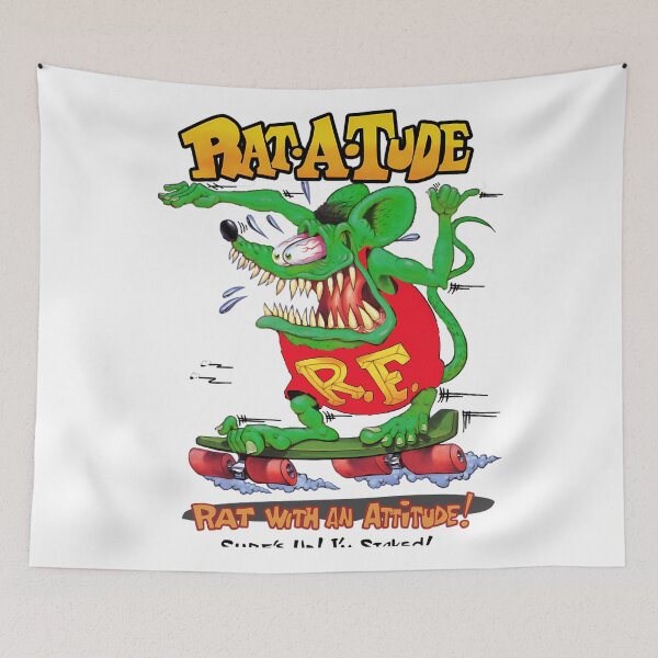 Item preview, Hot Monster Groovy Rat Rod Vintage Cartoon designed and sold by Kurt-Gigantic.