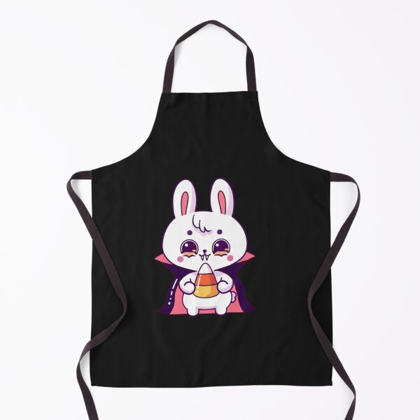 Item preview, Chibi Bunny Vampire – Cute Kawaii Bunny with Candy Corn Funny Halloween Art designed and sold by ColorSplash123.