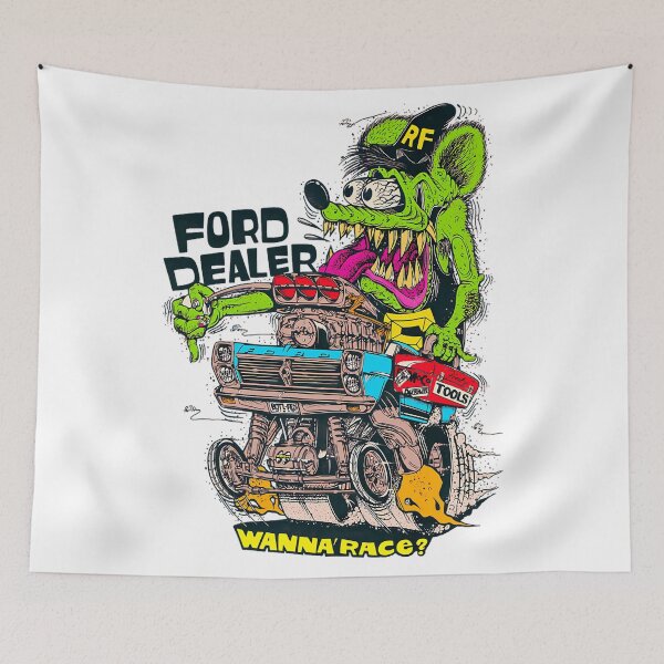 Item preview, Vintage Monster Groovy Rod Hot Cartoon Rat designed and sold by Kurt-Gigantic.