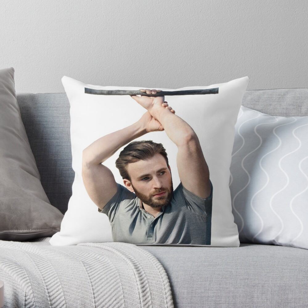 chris evans plush pillow