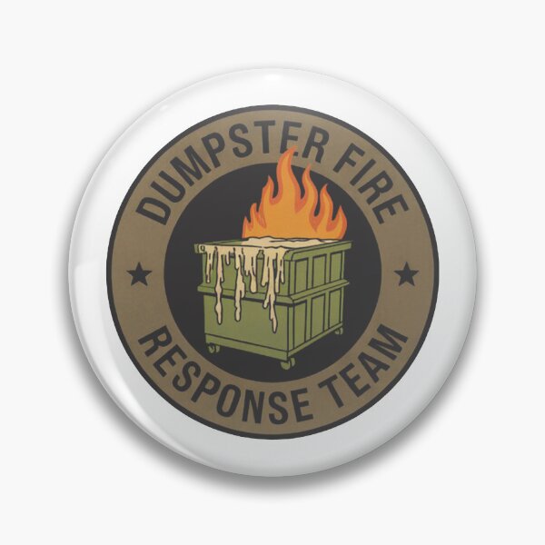 Item preview, dumpster fire response team designed and sold by emilybarnett.