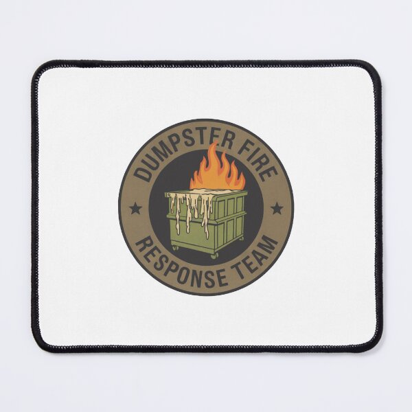 Item preview, dumpster fire response team designed and sold by emilybarnett.