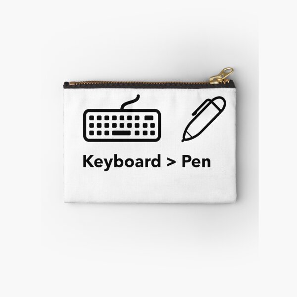 Artikelvorschau, Tastatur > Stift – Tech Lover Coding vs Writing Design entworfen und verkauft von Ani-24.