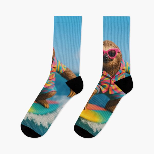 Item preview, cool sloth surfing in the sea designed and sold by Mauswohn.
