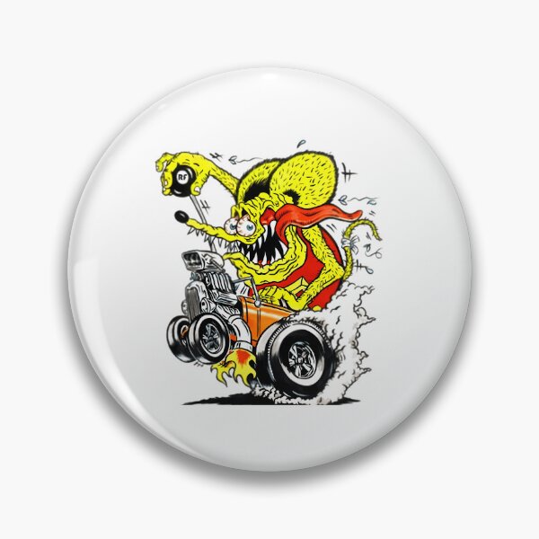Item preview, Rod Groovy Monster Cartoon Hot Rat Vintage designed and sold by Kurt-Gigantic.