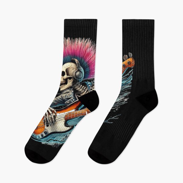 Item preview,  Band Rock Punk Skeleton Band Rock designed and sold by Art-Clothes-Re.