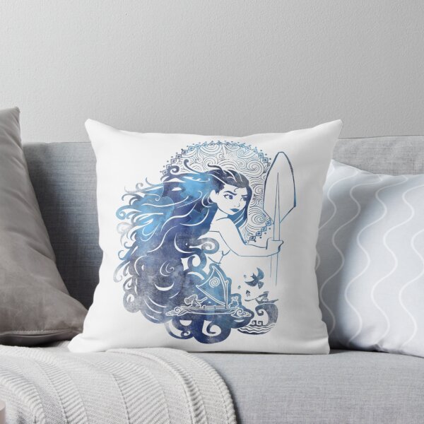 Item preview, Cartoon Island Ocean Vintage Tropical with Waves Girl designed and sold by Rodolfo-Garment.