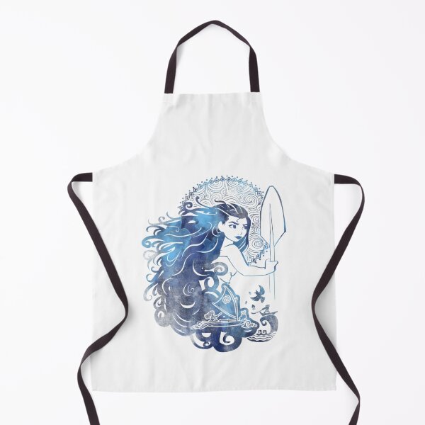 Item preview, Cartoon Island Ocean Vintage Tropical with Waves Girl designed and sold by Rodolfo-Garment.