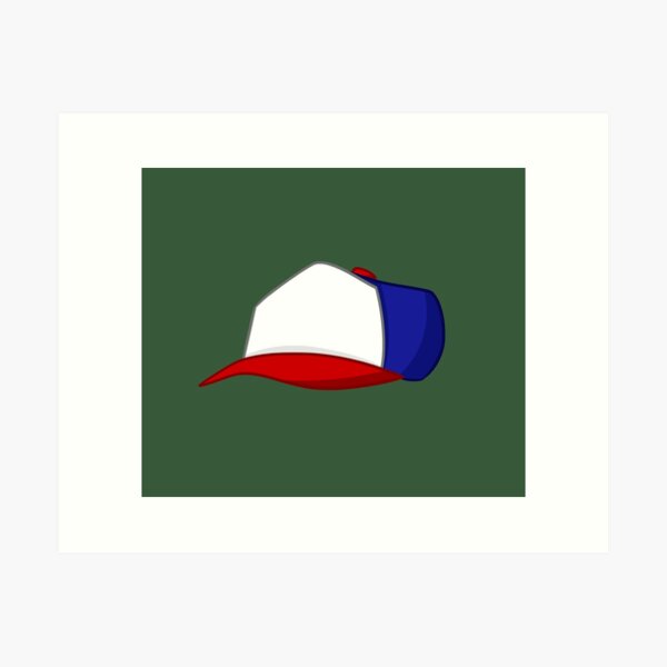 A Strange Cap Art Print
