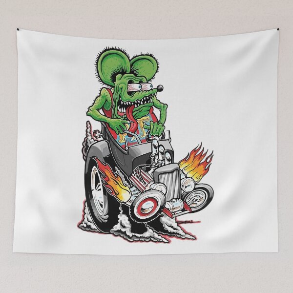 Item preview, Rod Vintage Groovy Cartoon Hot Monster Rat designed and sold by Kurt-Gigantic.