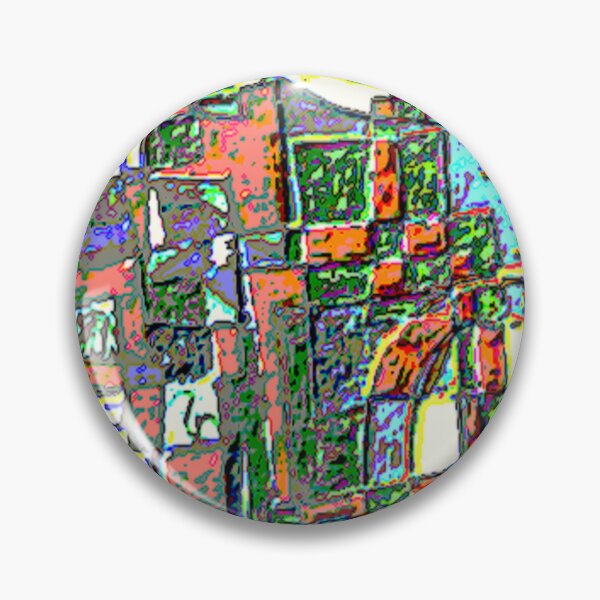 Item preview, black and bluesy dark fun round abstract design designed and sold by SmashingDeals.