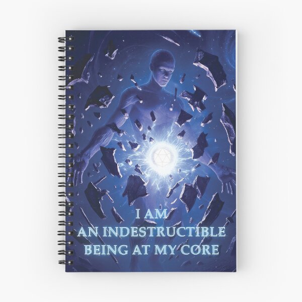 Item preview, "I Am An Indestructible Being At My Core" | Hour of Power Series Poster 2 designed and sold by FreqEncodedArt.
