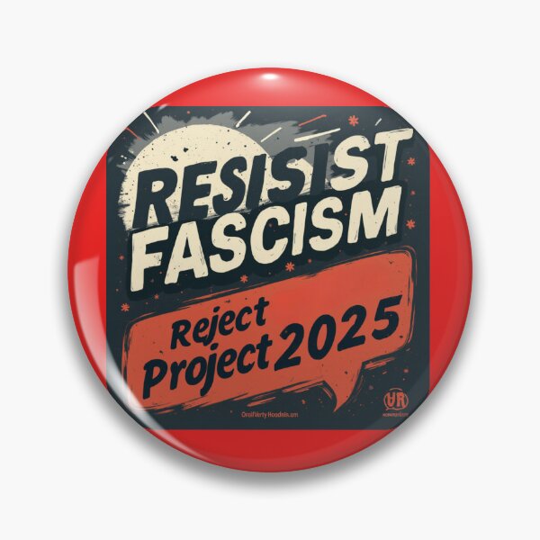 Item preview, fResist Fascism – Reject Project 2025 Political Protest Tee Merry Christmas Tree bulbs designed and sold by JakardPenn.