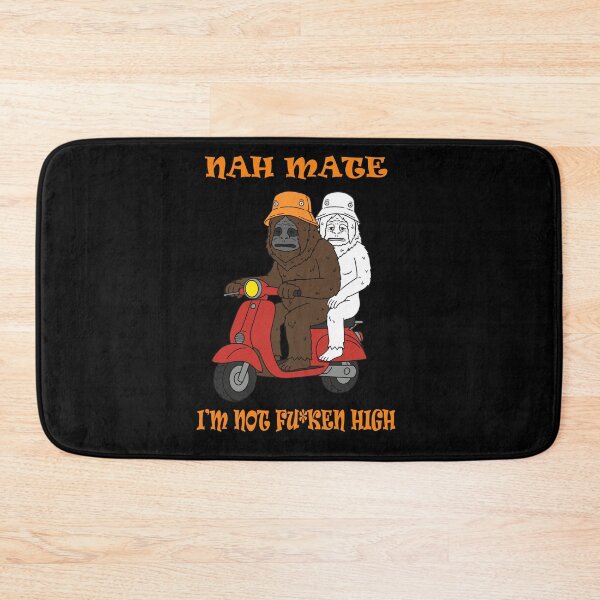 Item preview, Sassy The Sasquatch Big foot  Being High is Good :  Stoner Weed cartoon designed and sold by FEBRICAST.