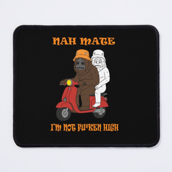 Item preview, Sassy The Sasquatch Big foot  Being High is Good :  Stoner Weed cartoon designed and sold by FEBRICAST.