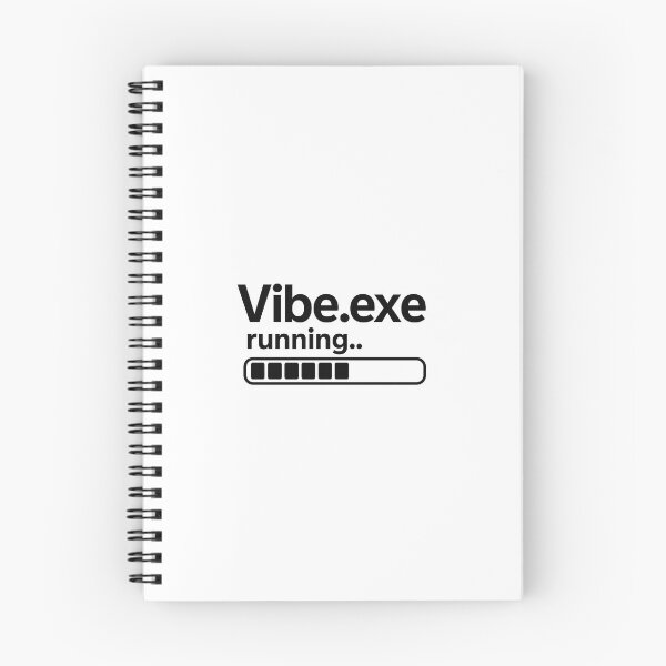 Aperçu de l'œuvre Vibe.exe en cours d'exécution. créée et vendue par Programming Jokes.