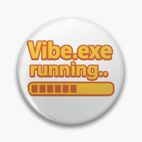 Item preview, Vibe.exe running.. designed and sold by Programming Jokes.