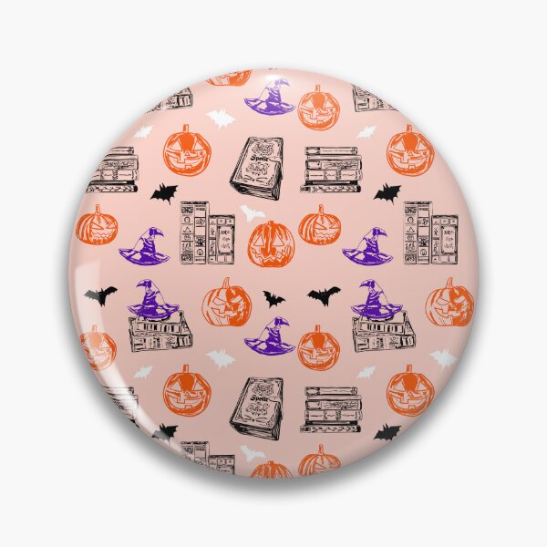 Item preview, Halloween Witch Bookish Pattern designed and sold by MaiZephyr.