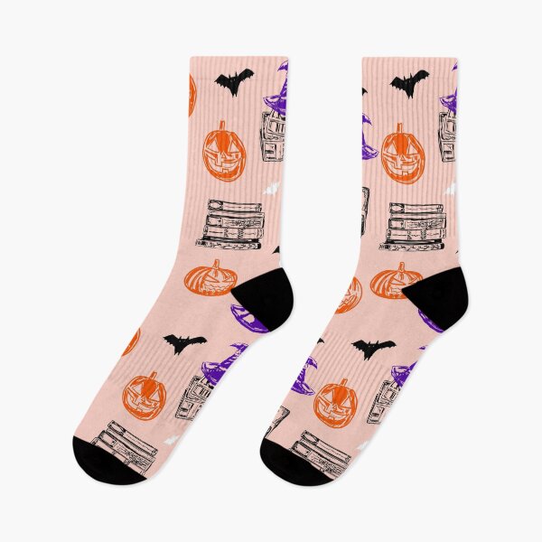 Item preview, Halloween Witch Bookish Pattern designed and sold by MaiZephyr.