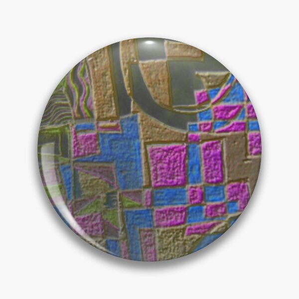 Item preview, black and bluesy dark fluorescence round abstract design designed and sold by SmashingDeals.
