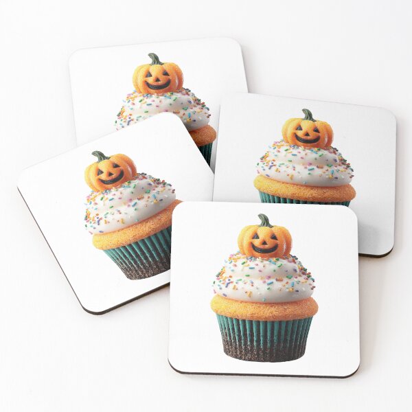 Item preview, Halloween Cupcake with Jack-O’-Lantern Topper – Festive Sweet Treat designed and sold by Art of Ngu.