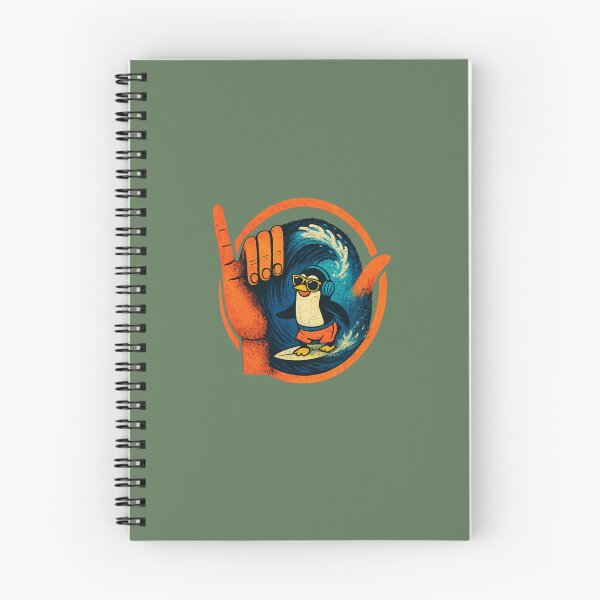 Item preview, Hanging Ten With the Penguin! designed and sold by LaPaz361.