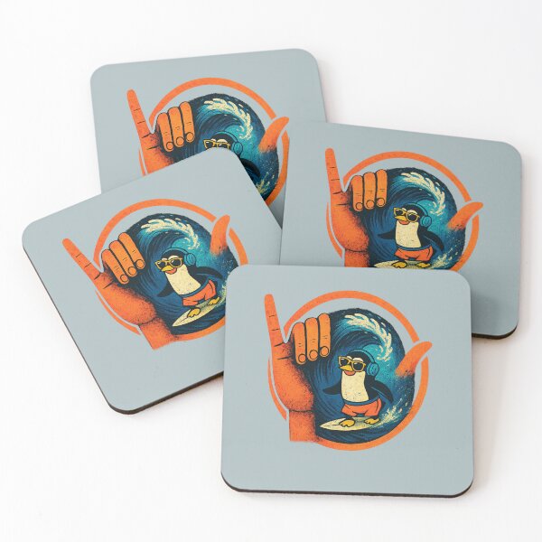 Item preview, Hanging Ten With the Penguin! designed and sold by LaPaz361.