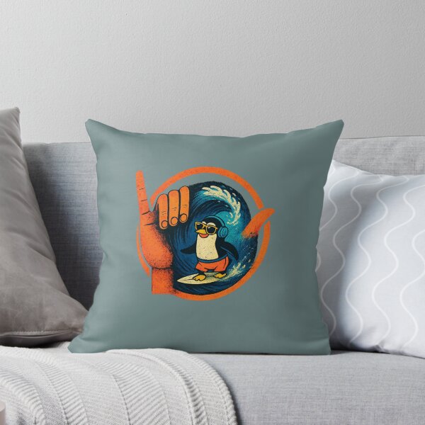 Item preview, Hanging Ten With the Penguin! designed and sold by LaPaz361.