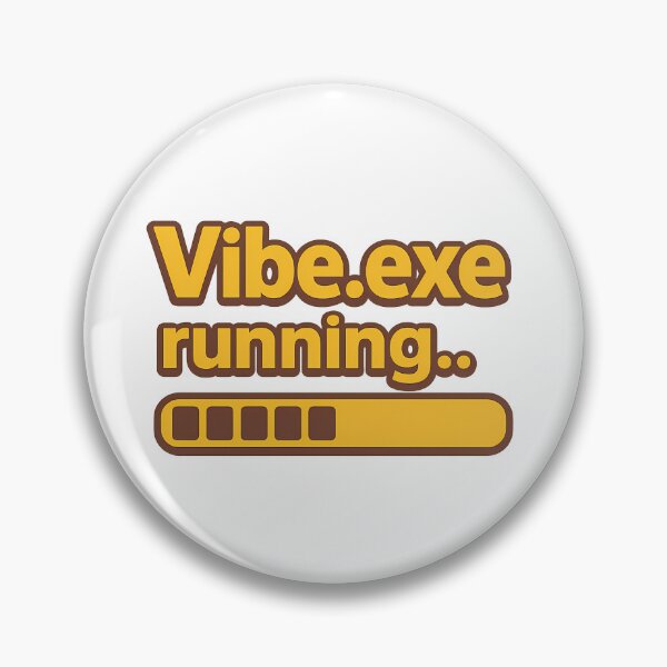 Item preview, Vibe.exe running.. designed and sold by Programming Jokes.
