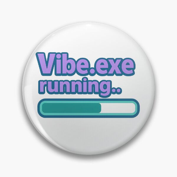 Item preview, Vibe.exe running.. designed and sold by Programming Jokes.