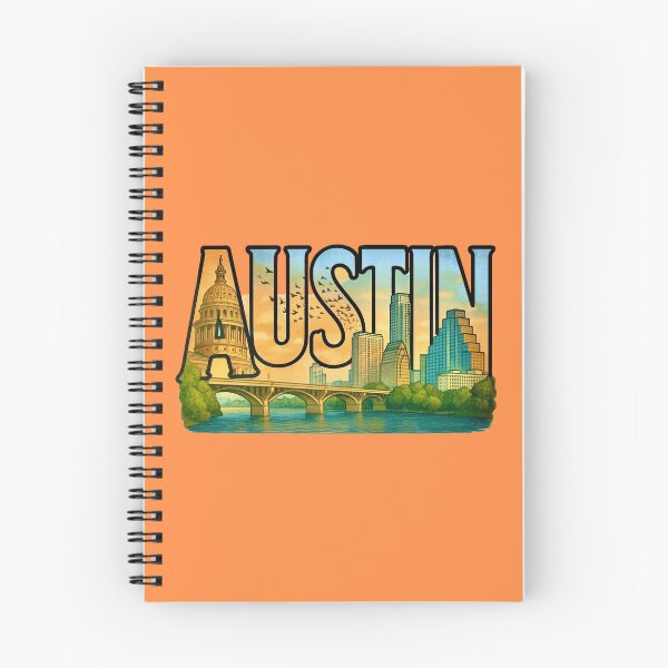 Item preview, Austin, Texas — Landmark Typography Art designed and sold by Myra365Art.