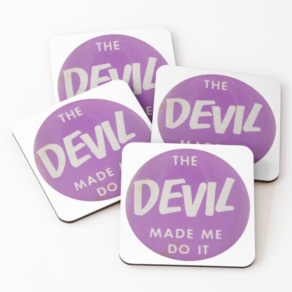Item preview, the devil made me do it vintage art designed and sold by empir3ants.