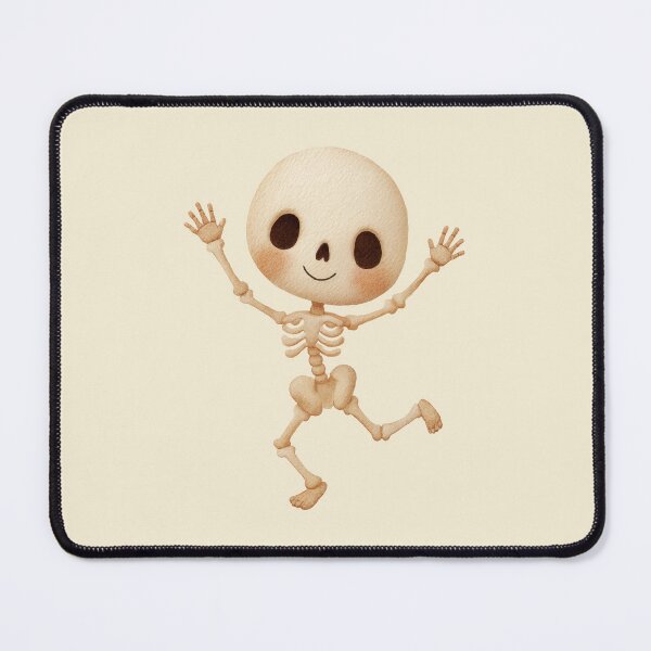 Item preview, Cute Dancing Skeleton – Fun Halloween Character Illustration designed and sold by Art of Ngu.