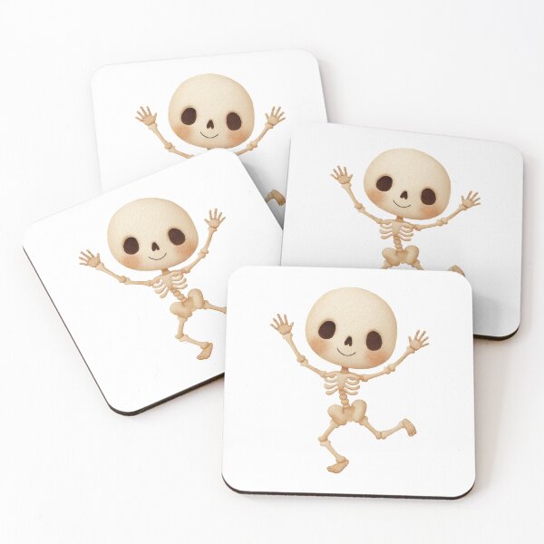 Item preview, Cute Dancing Skeleton – Fun Halloween Character Illustration designed and sold by Art of Ngu.