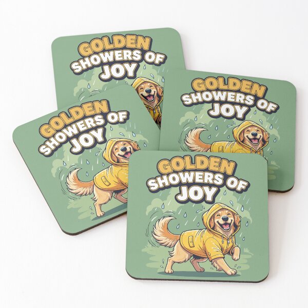 Item preview, Golden Showers of Joy designed and sold by Amir Faysal.