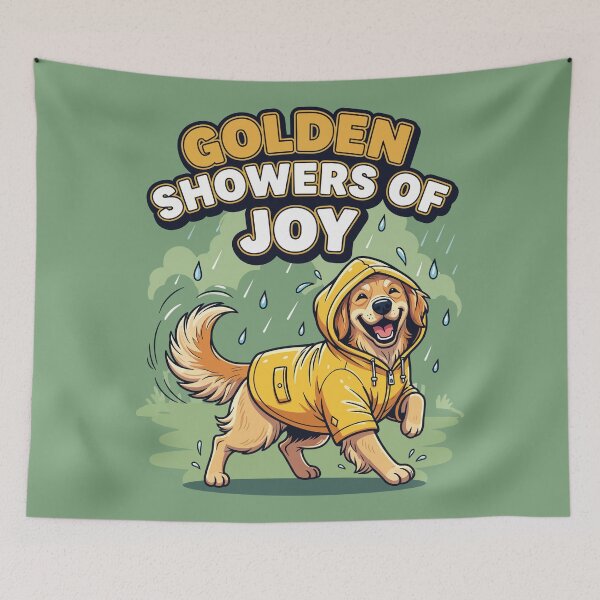 Item preview, Golden Showers of Joy designed and sold by Amir Faysal.
