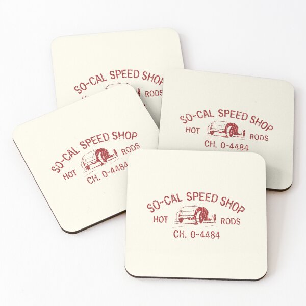 Item preview, So-Cal speed shop hot rods - red print designed and sold by retropetrol.