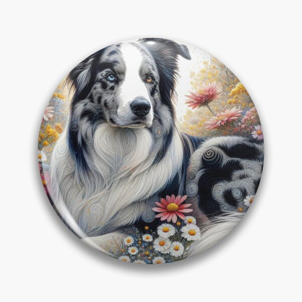 Item preview, Dog Among Vibrant Wildflowers designed and sold by Wags & Tails.
