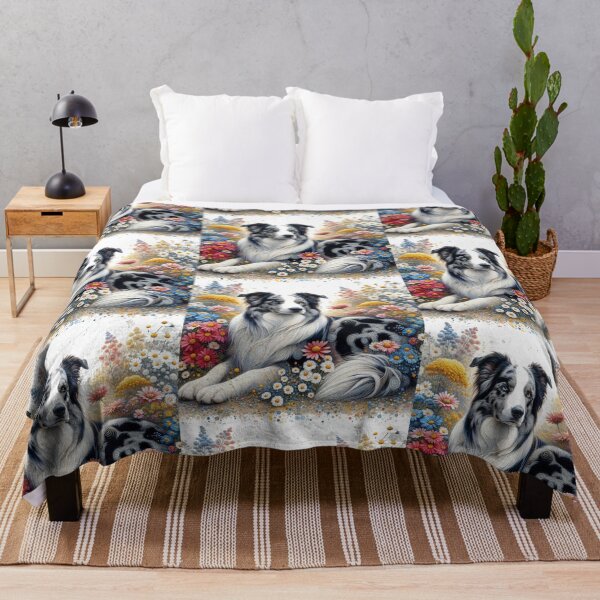 Item preview, Dog Among Vibrant Wildflowers designed and sold by Wags & Tails.