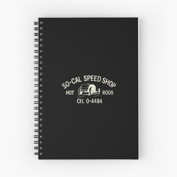 Item preview, So-Cal speed shop hot rods - white print designed and sold by retropetrol.