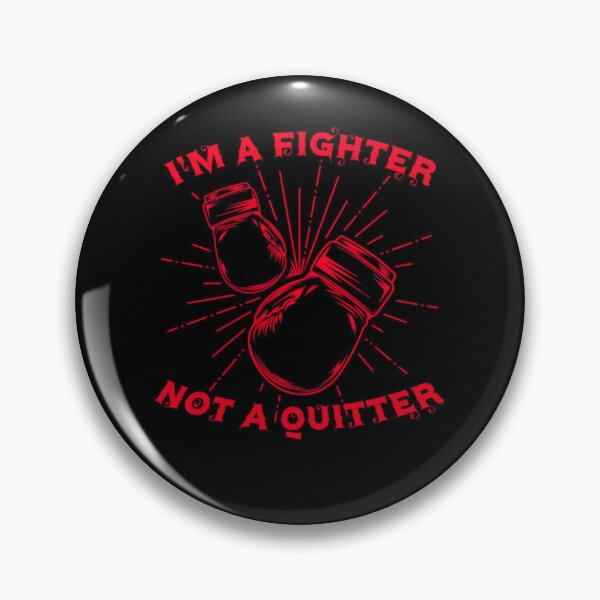 Item preview, Boxing-I'M-A-Fighter-Not-A-Quitter designed and sold by miquels.
